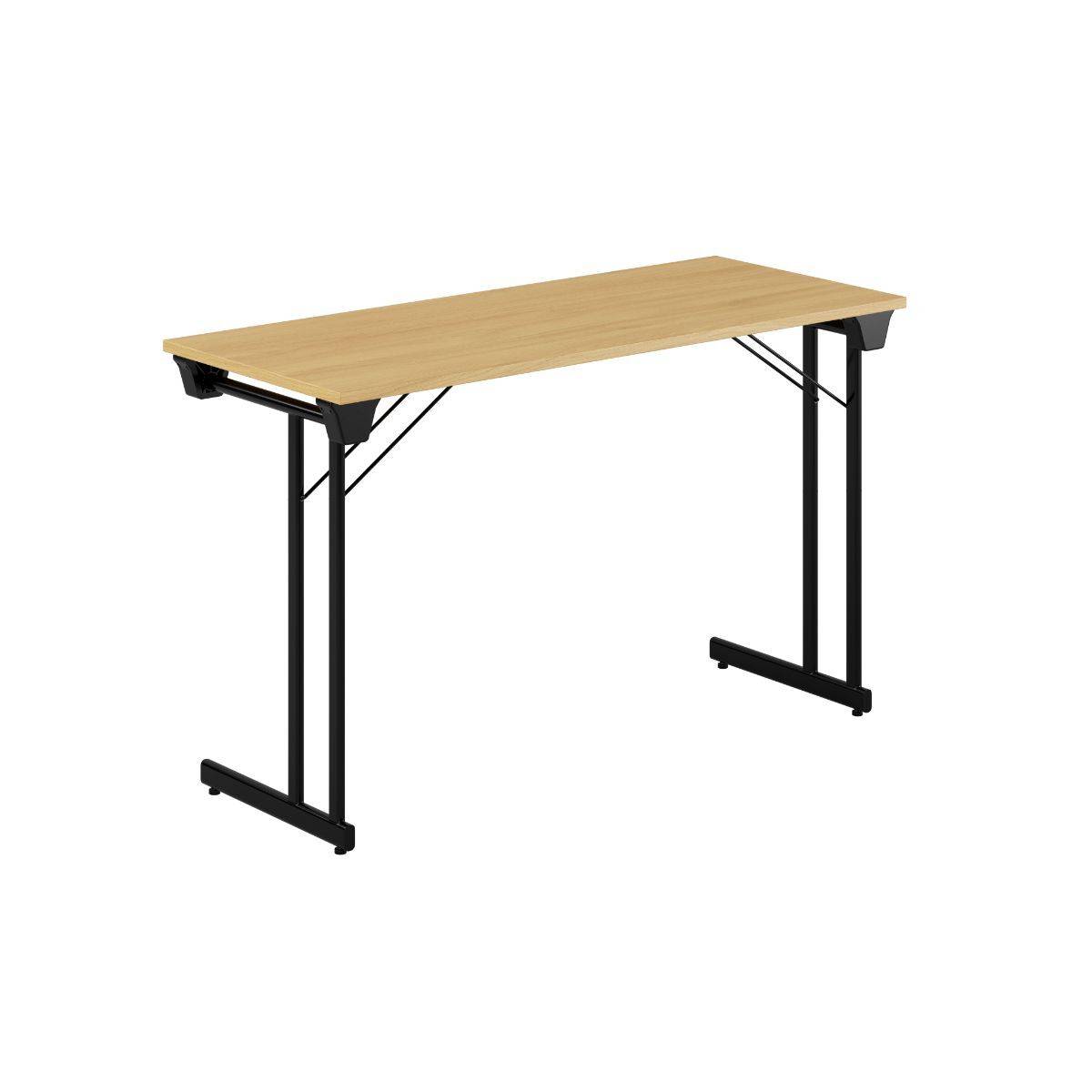 Kongress Style - 120x50cm - Sammenklappeligt bord - Eg-sort.