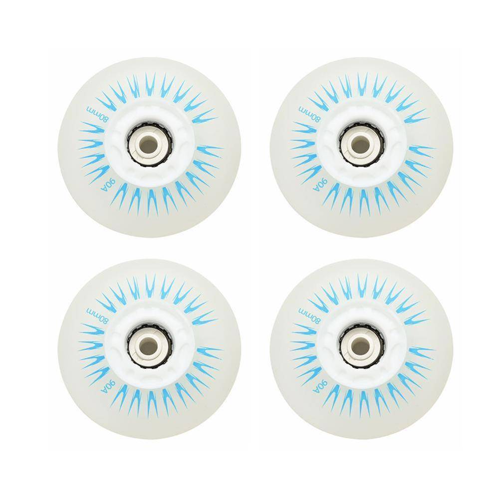Inline Skridskohjul 80mm LED - Bue
