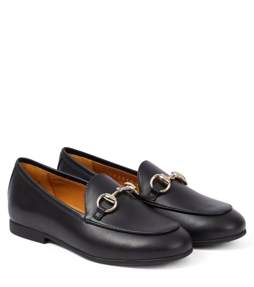 Gucci Kids Mocasines Horsebit de piel - negro - EU 28