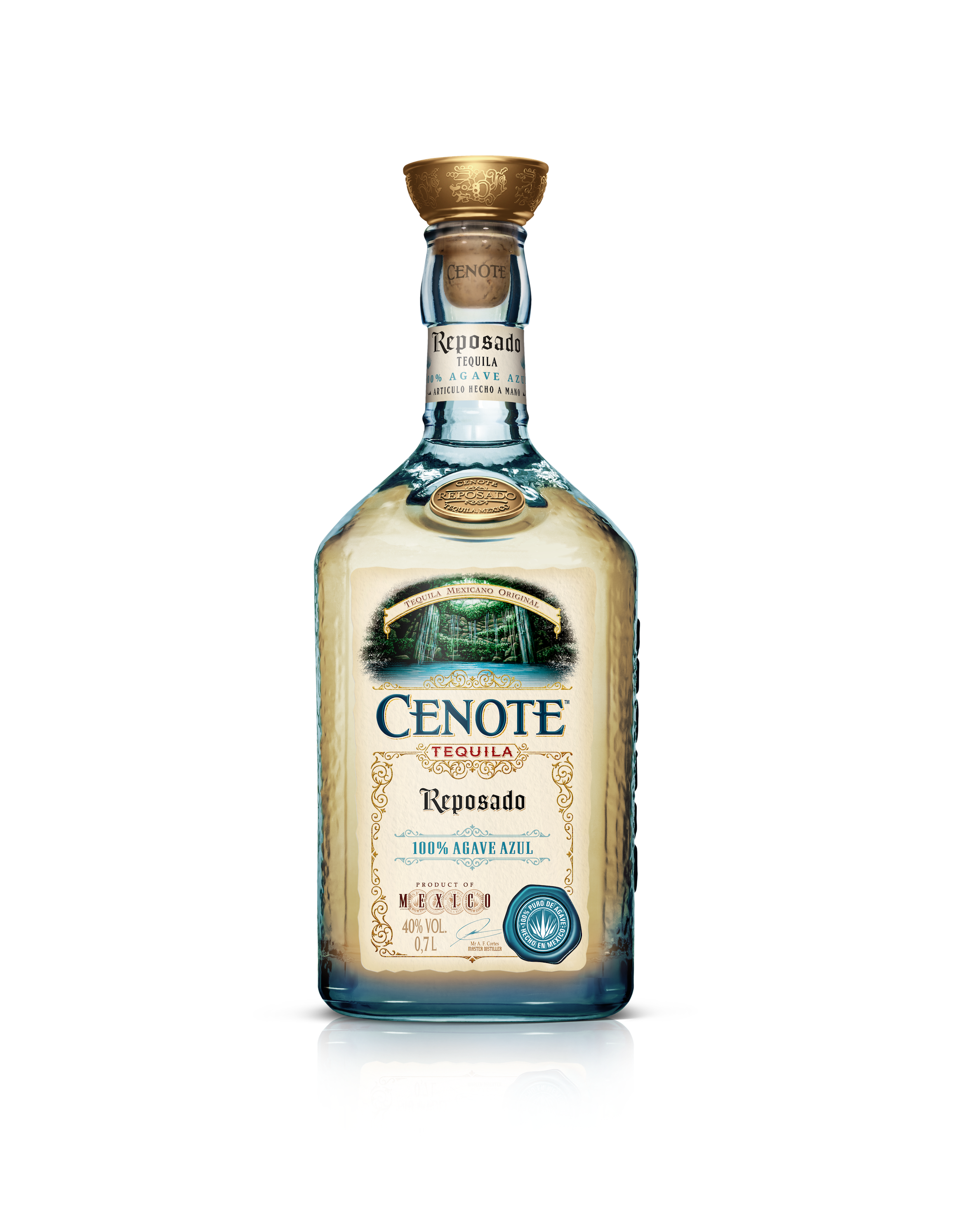 Cenote Reposado Tequila 40% 70 cl. | 70 CL.