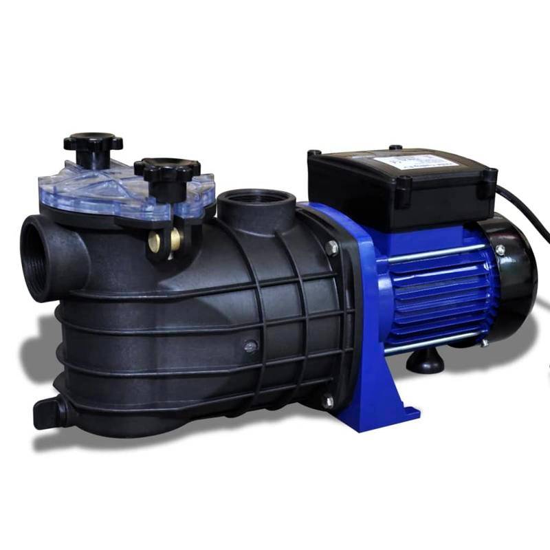500W Blue Pool Pump, High-Flow Circulation, Easy-Clean, Premium Quality,