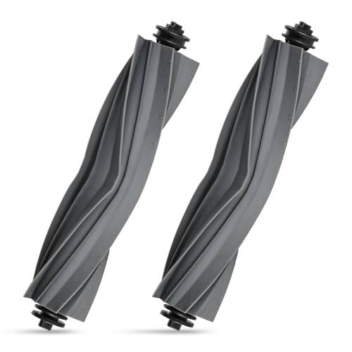 Förpackning med 2 huvudborsttillbehör för Dreame X40 Ultra/L10s Ultra/L40 Ultra/L10s Ultra Gen 2/L10s Pro Ultra Heat/D10 Plus Gen 2 robotdammsugare, reservdelar för gummiborstar