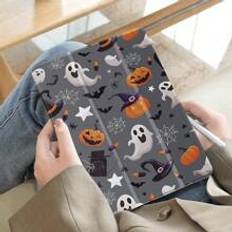 Halloween Case Compatible With IPad 10.2 Inch 2021/2020 IPad 9th/8th Generation,Compatible With Samsung Galaxy Tab A8 10.5 Inch 2022,Huawei Matepad 10.4/ Tab/Xiaomi Cover,With Pen Holder,Supports Automatic Sleep/Wake Lid