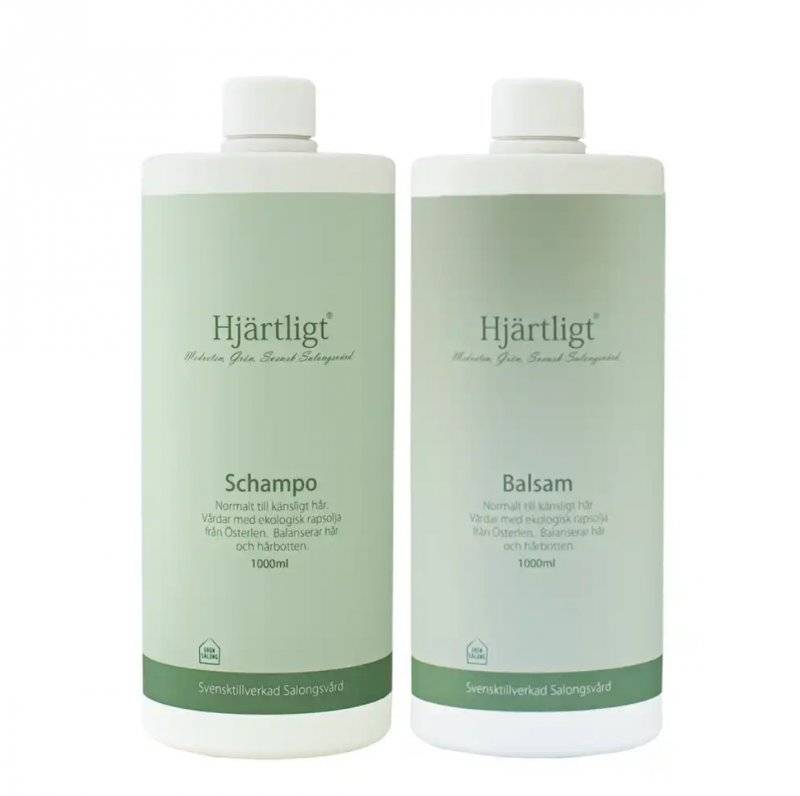 Hjärtligt - schampo & balsam orginal 1000ml duo