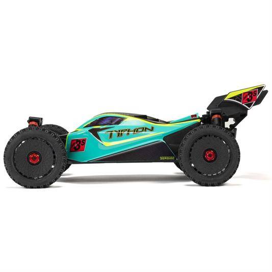 Arrma - ARA4306V4 - 1/8 TYPHON 223S BLX Brushless 4X4 Buggy RTR with DSC, Green - Grøn