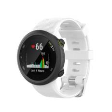 Garmin Forerunner 45 / 45S Urrem i silikone - Hvid