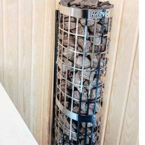 Harvia Cilindro Pro 13,5 kw Saunaovn - elektrisk med timer og termostat
