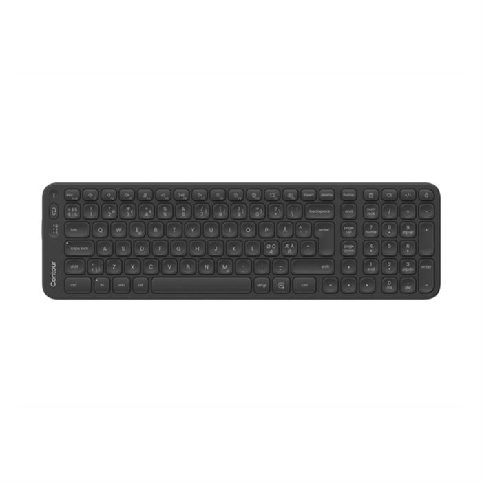 CONTOUR Balance Mid-Size Tastatur Trådløst Pan Nordic Layout.