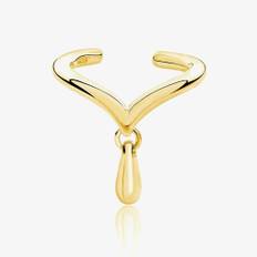 Lucy Quartermaine Drop Gold Vermeil Drip Cuff Earring DCU2G