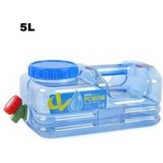 5l st bpa-fri återanvändbar plast vattenflaska gallon ersättning vattenflaska snap on cap anti stänk kanna behållare