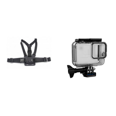 GoPro Hero 8 Vandtæt Hus 40M & Chest Strap Mount Pakke