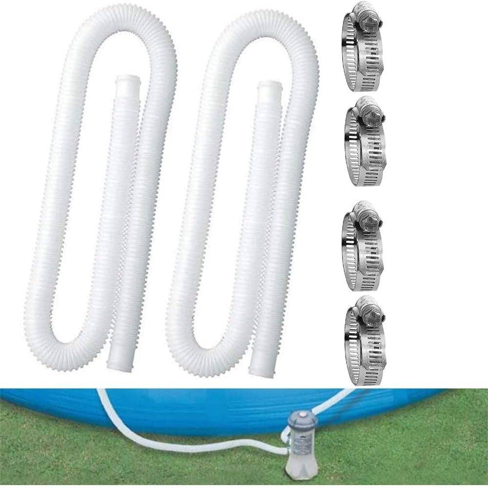 2Pcs 59 Above Ground Pool Pump Accessory Hose For Intex 1-1/4 Inch 1.25 32Mm