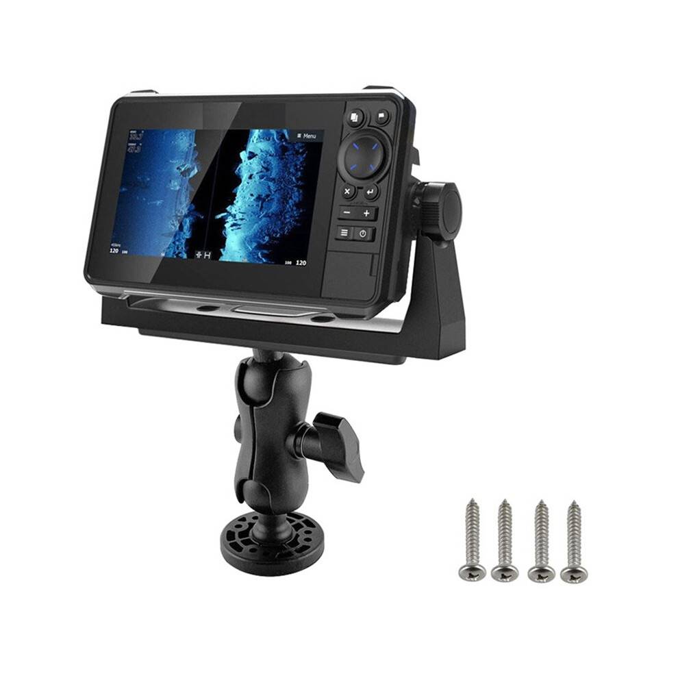 360 Degree Swivel Fish Finder Mount Base for Marine Boat Kayak, Plate Fish Finder Bracket