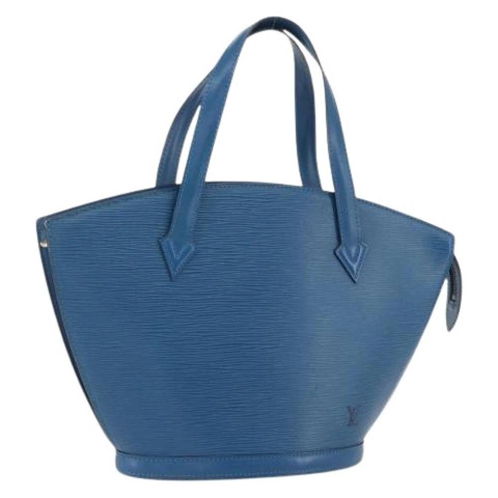 Louis Vuitton Vintage Pre-owned Vintage Håndtaske - Vintage - Dame - Blå - ONE SIZE - Uld