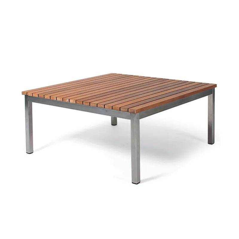 Skargaarden Häringe Teak Loungebord 85x85cm, Steel Frame