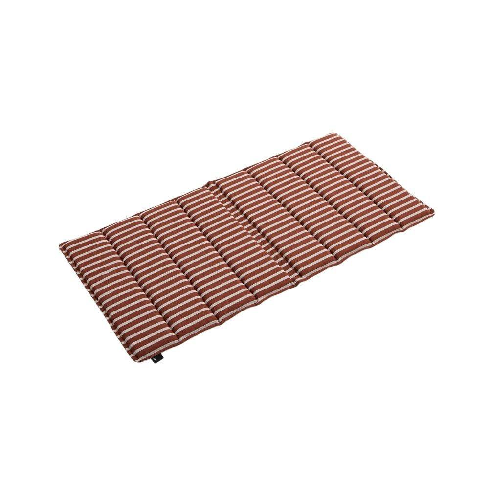 HAY Terrazza Folding Seat Cushion Bold Stripe (82x40 cm) Terracotta