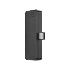 Professional Noise Reduction Microphone 360 Degrees Pickup Microphone Wireless Type-C svart