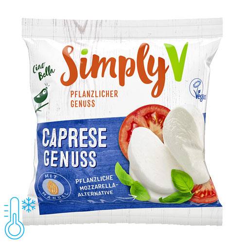 Frisk vegansk mozzarella-alternativ – Simply V