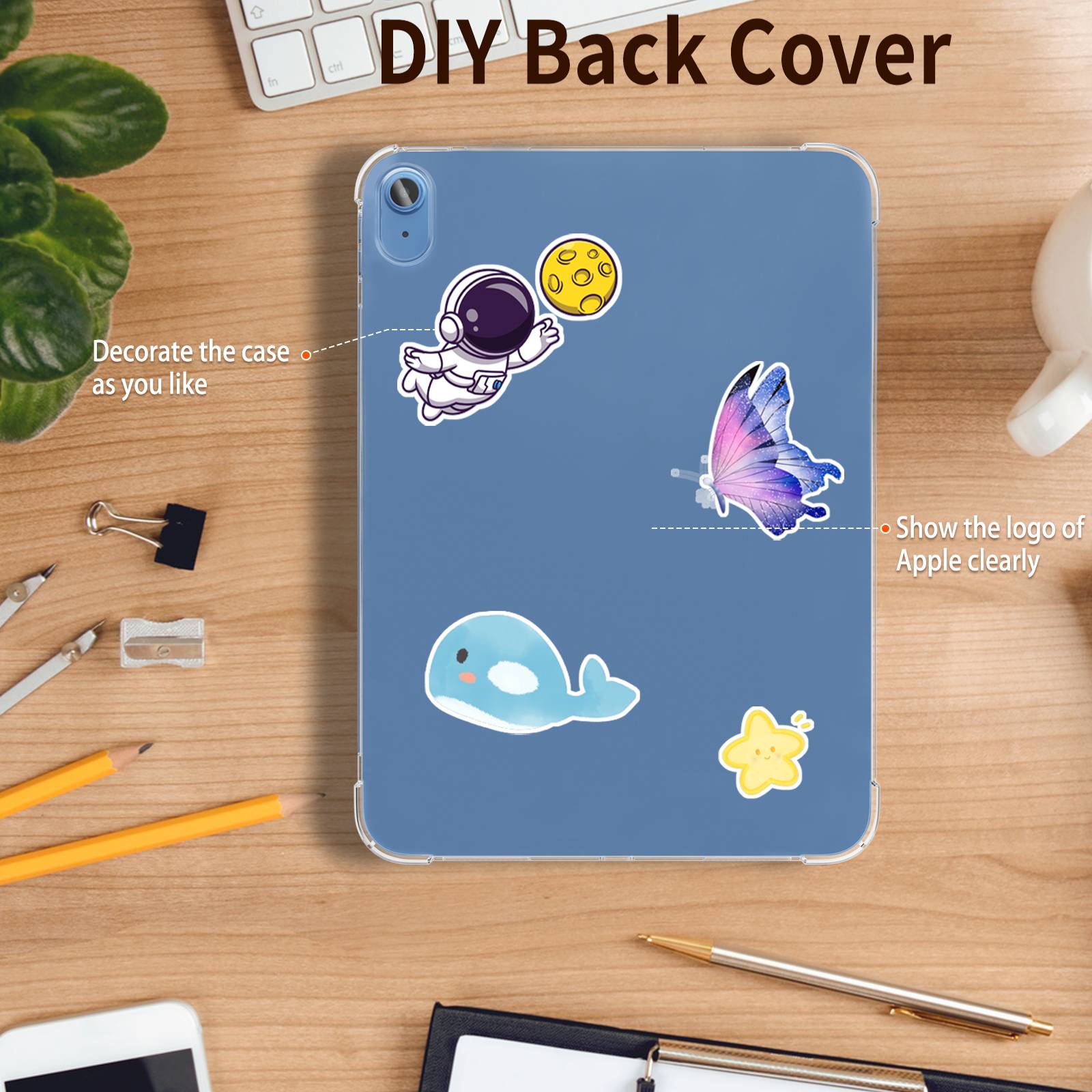 Transparent TPU Case For iPad (A16) 11th Gen 11-in 2025 Smart Cases Soft Protective Cover for iPad 10th Gen 10.9-in 2022 Shell