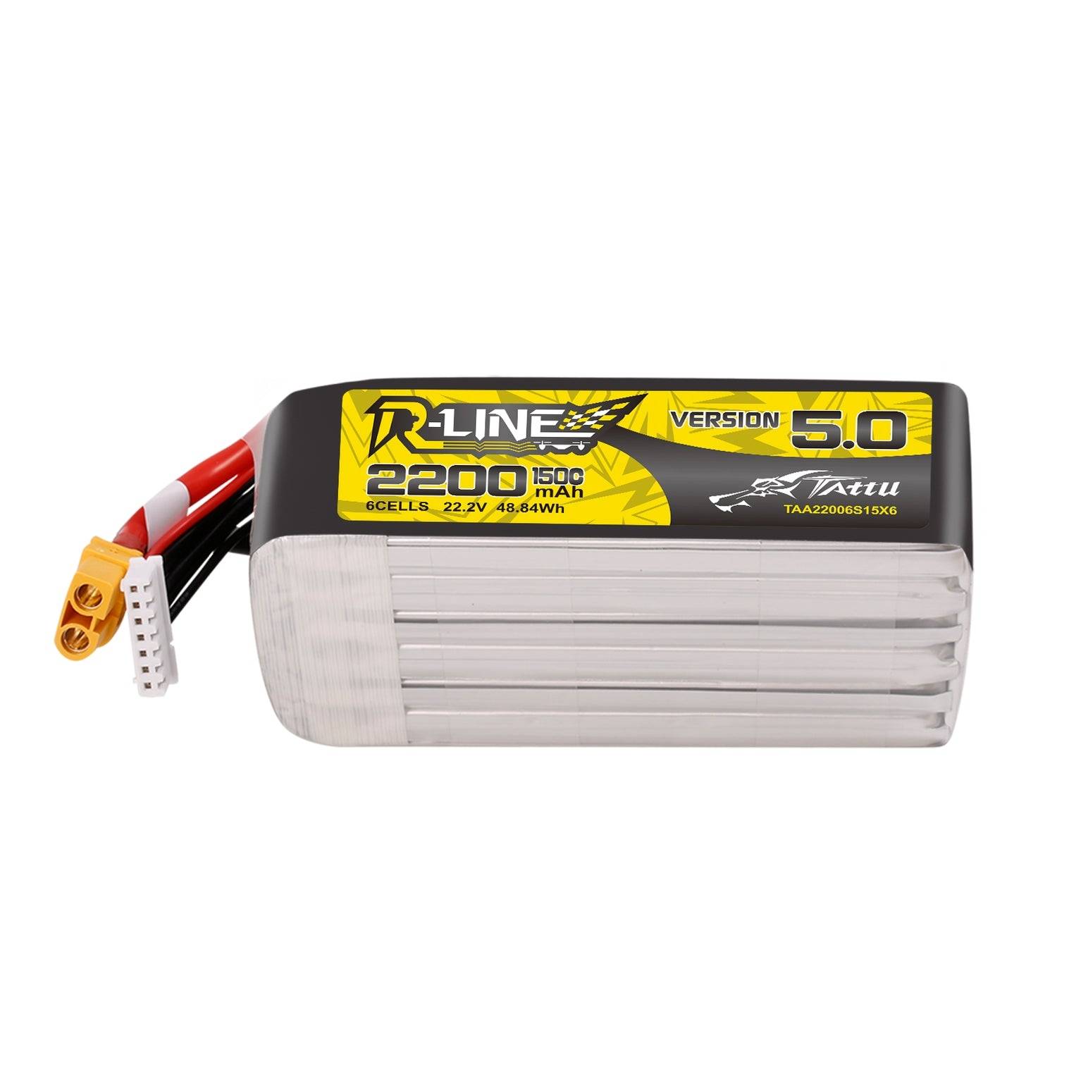 Gens 6s 2200mAh -150C - Gens Ace Tattu R-Line 5 XT60