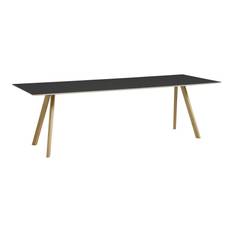 Copenhague Table CPH30 300x90 cm - Water Based Lacquered/Black Linoleum