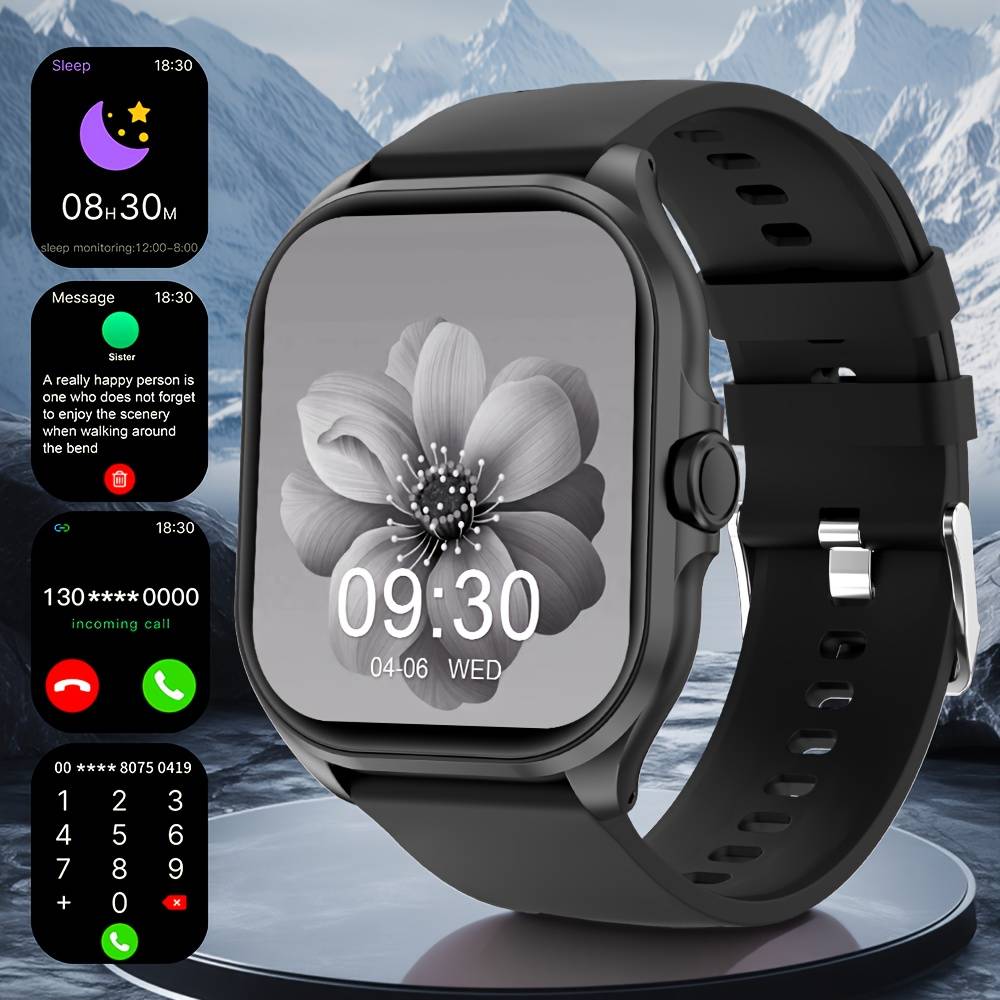 Smart Watch With Exercise Recording// For Men/women, 1.88-inch Smartwatch With Wireless Call (answer/make/ Calls)/sport Fitness With Multi-, For Iphone And Phone Watch