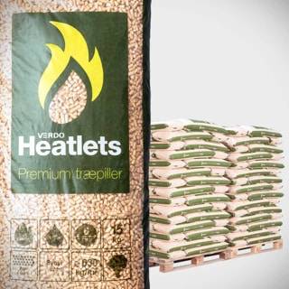 Heatlets Premium Træpiller 6 mm, 90 sække á 10 kg