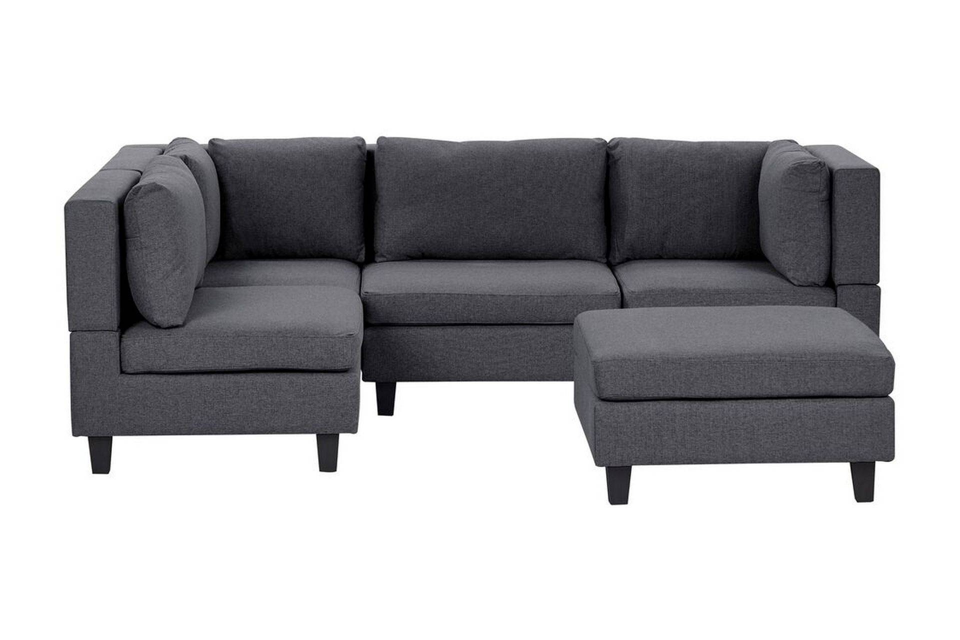 Buck Modulsoffa 4-sits - Grå Komplett modulsoffa