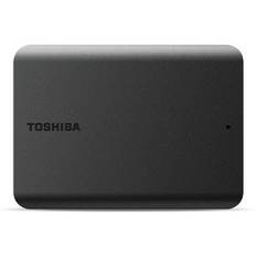2 TB Toshiba Canvio Basics 2022, 2.5", USB 3.2 - Svart