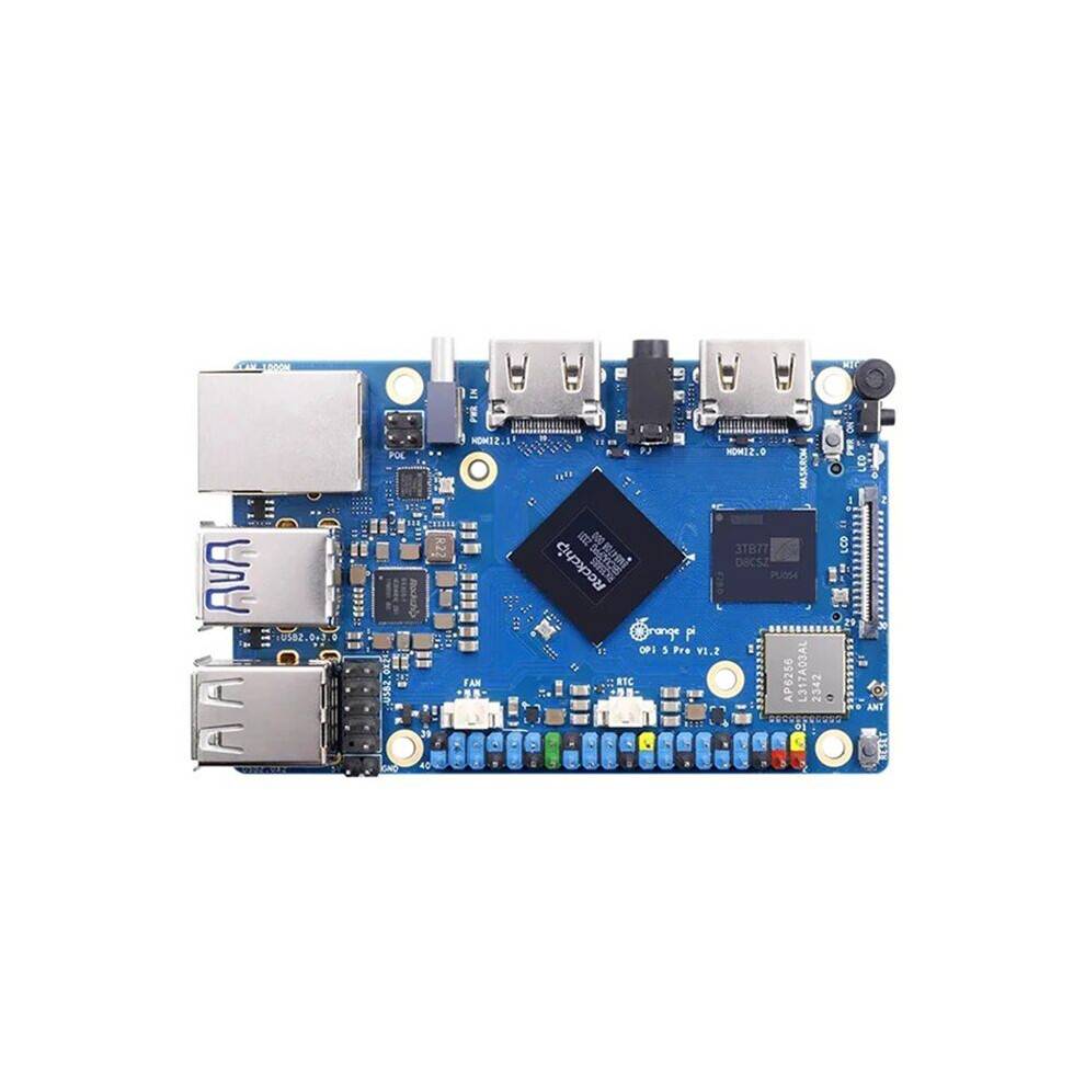 För Orange Pi 5 Pro Development Board 16GB RAM RK3588S 8Core 64Bit WiFi 5+BT5.0 M.2 M-KEY Slot Gigabit Ethernet  PC