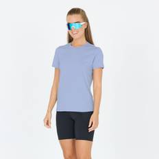 Endurance Nan S/S Tee Str. 40 Blå Dame - Letvægts T-shirt til Løb og Træning
