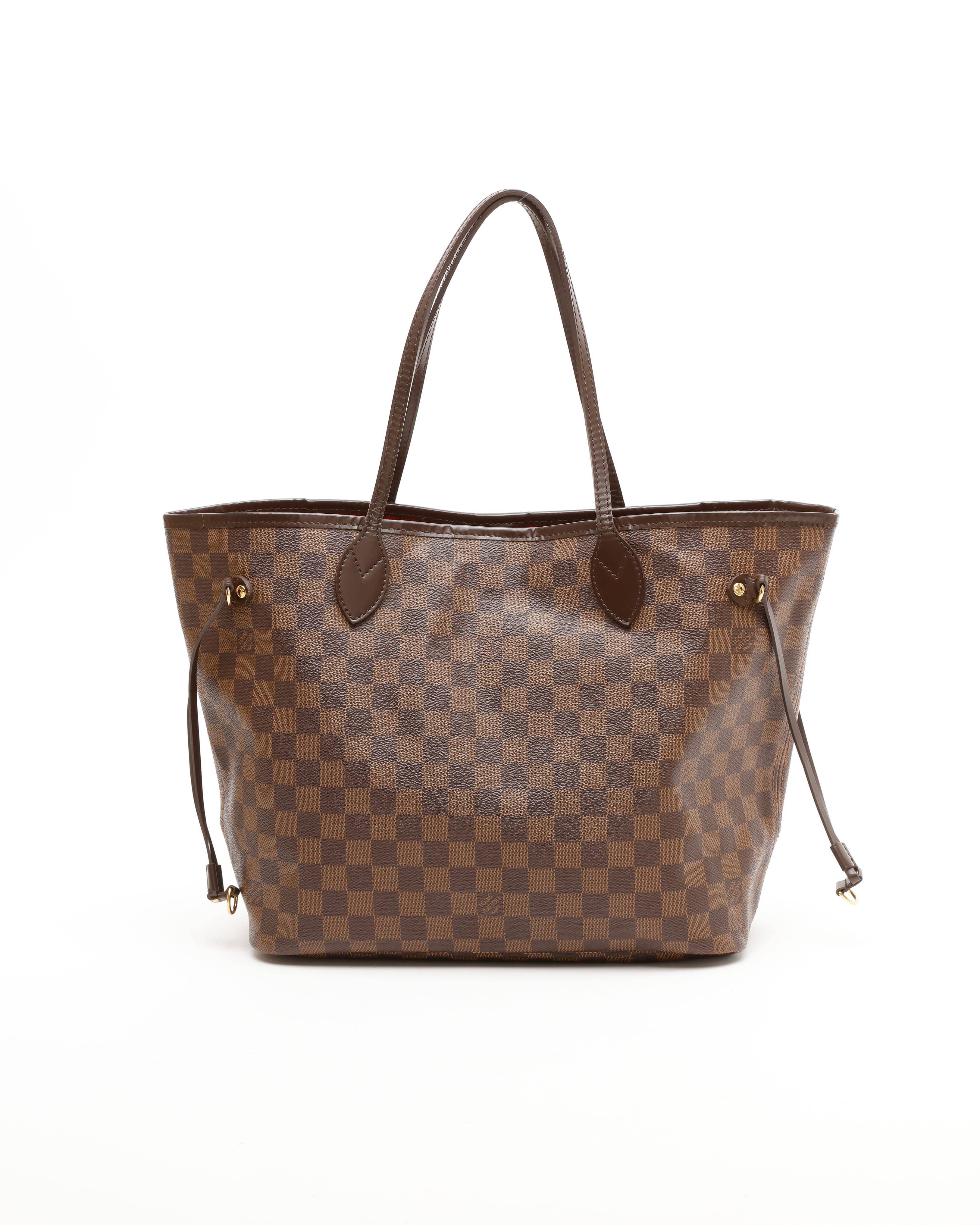 Louis Vuitton Damier Neverfull MM Tote Bag - Brown (One Size)