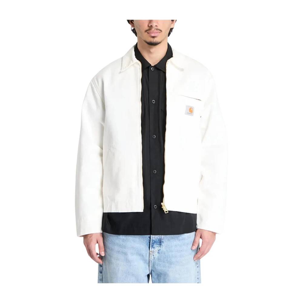 Carhartt Wip Detroit Jacket - Jakker - Herre - Hvid - XS - Bomuld