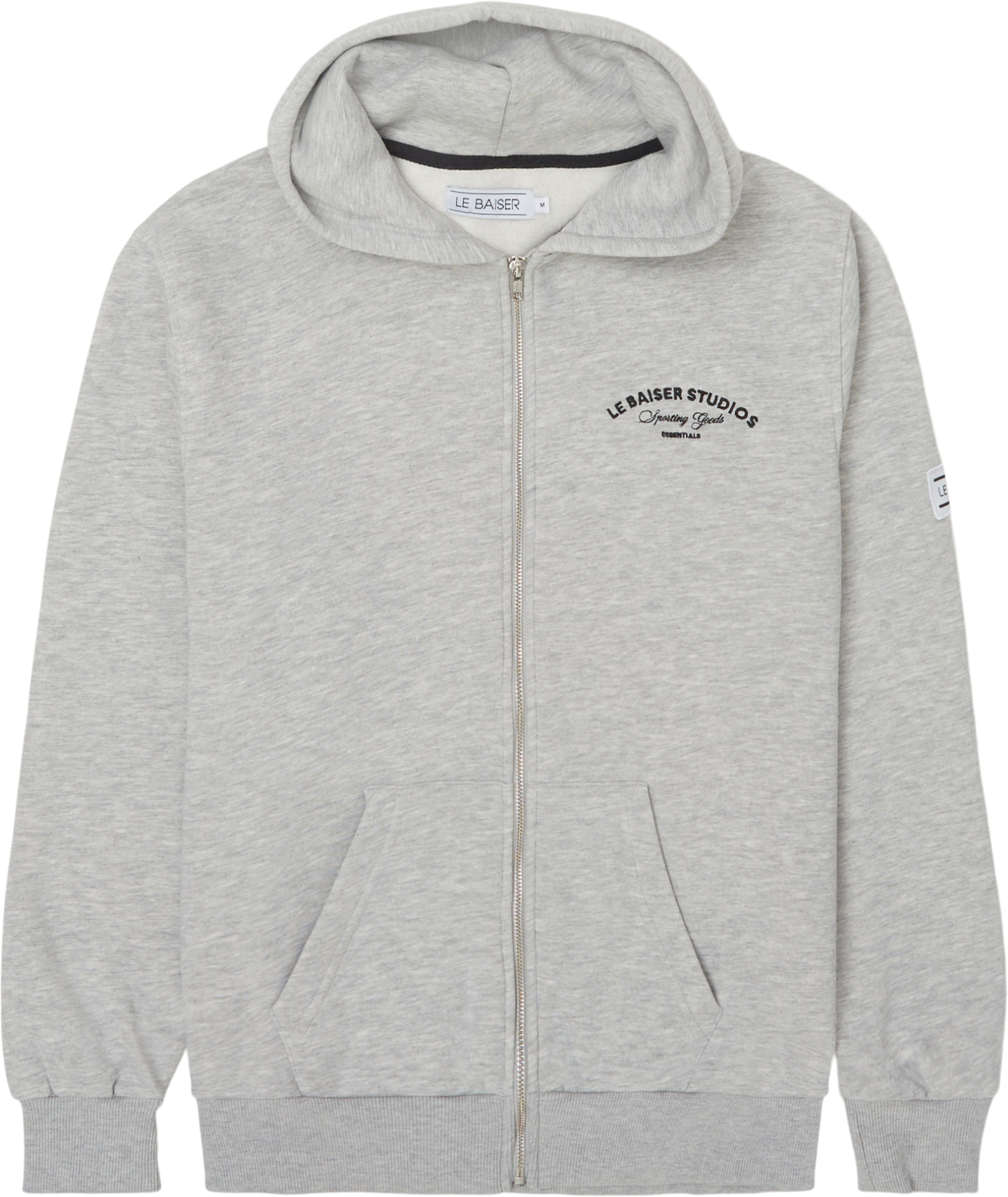 Le Baiser Lappe Hoodie Loose fit - Grå - XXL.