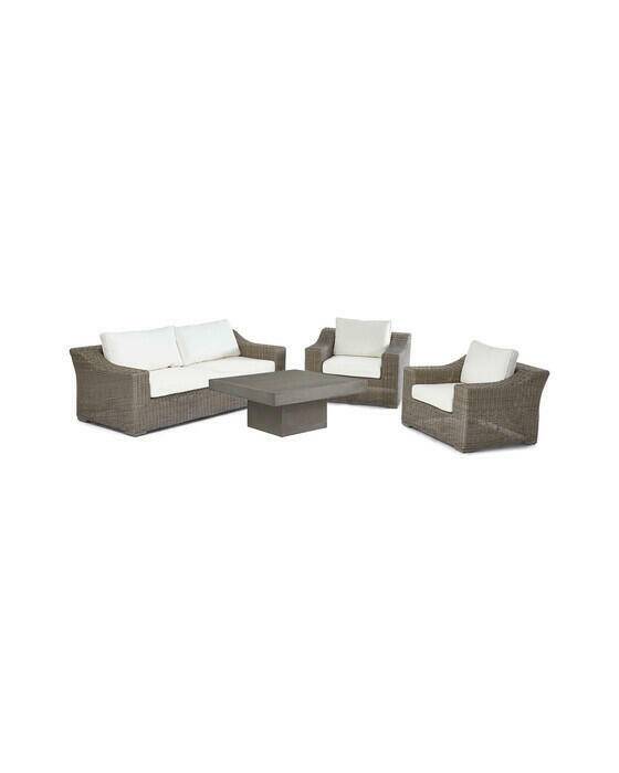 Artwood San Diego soffgrupp med Campos soffbord - Grå (L: 100 x B: 100 x H: 47 cm)