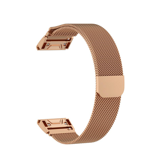 Garmin QuickFit 26mm - L'Empiri™ Milanese Loop / Rem - Rose Guld