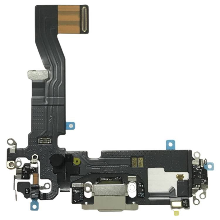 iPhone 12 / 12 Pro Ladestik med Flex - Grå