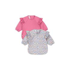 Konges Sløjd - Haklapp med Ärmar 2-Pack 6 mdr. - 12 mdr. - Rosa