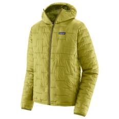 Patagonia Micro Puff Hoody Syntetisk jakke Herrer størrelse S farve olivengrøn