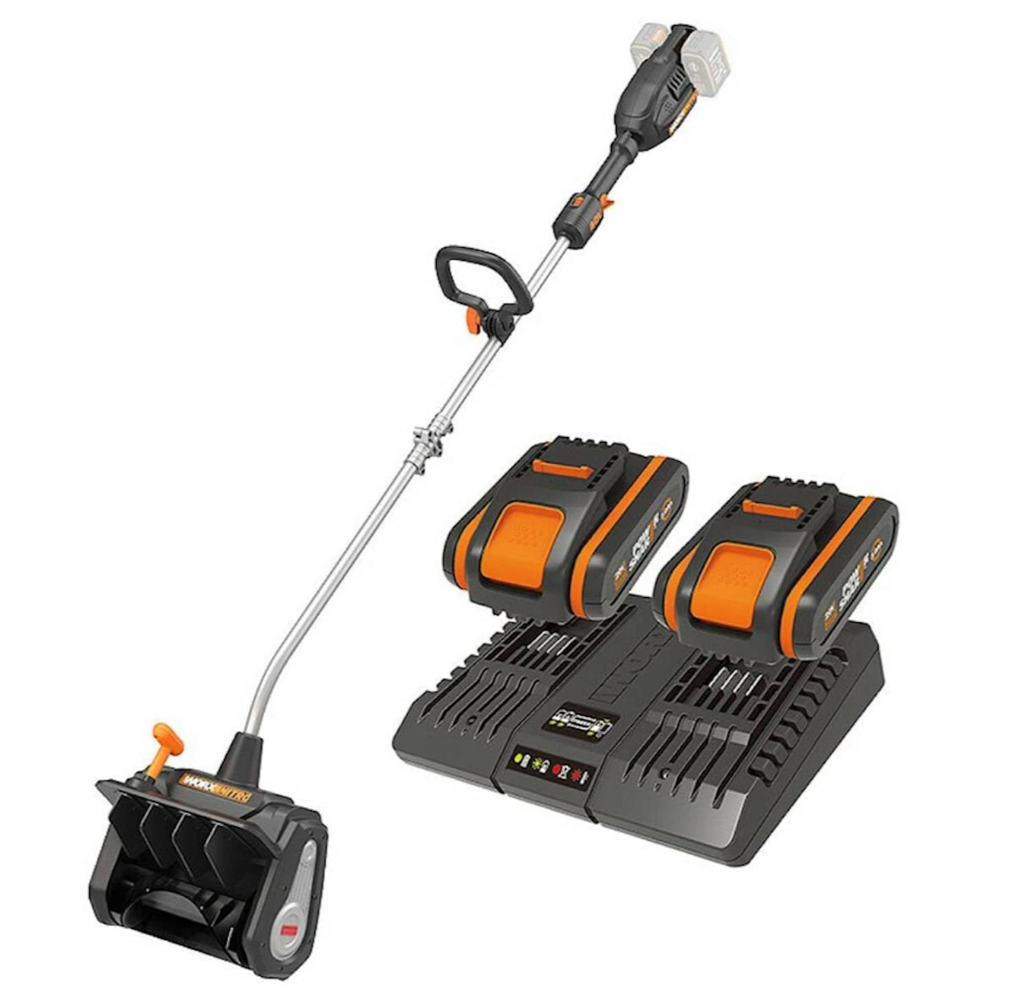 Snöslunga Worx Paket Med Batteri & Laddare