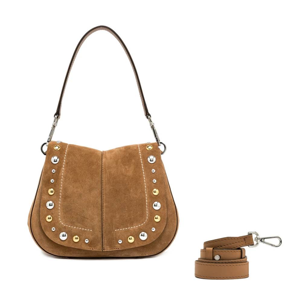 Gianni Chiarini Helena Skuldertaske - Tasker - Dame - Brun - ONE SIZE - Uld