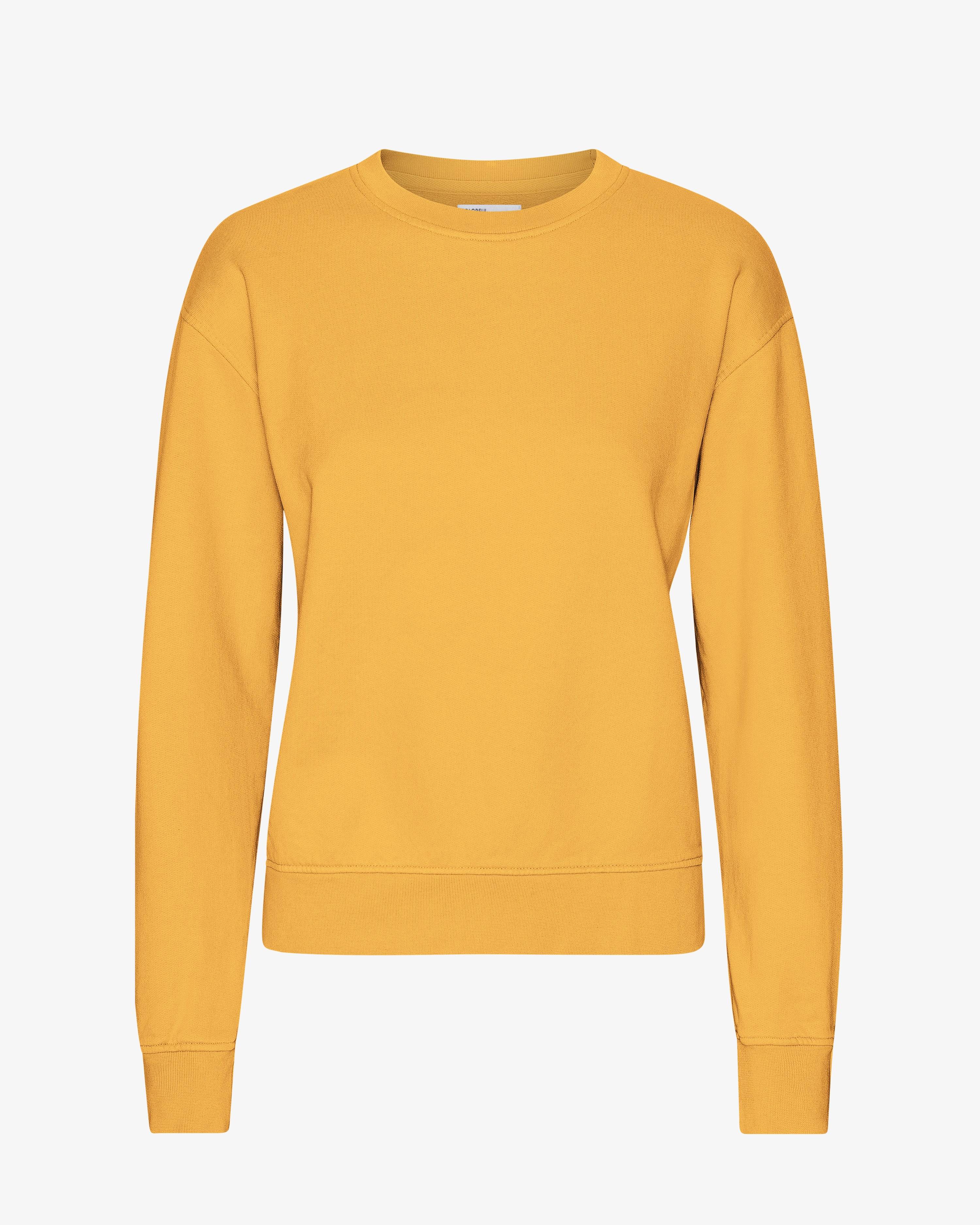 Women Classic Organic Crew - Burned Yellow - S