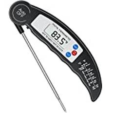 Flintronic Digital Matlagningstermometer, Hög Noggrannhet, Automatisk På/Av, Vikbar Lång Sond, °F/°C, Kött, Kök, Grill, Mjölk, Vatten