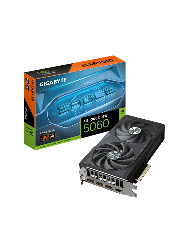GIGABYTE GeForce RTX 5060 EAGLE OC - 8GB GDDR7 RAM - Grafikkort
