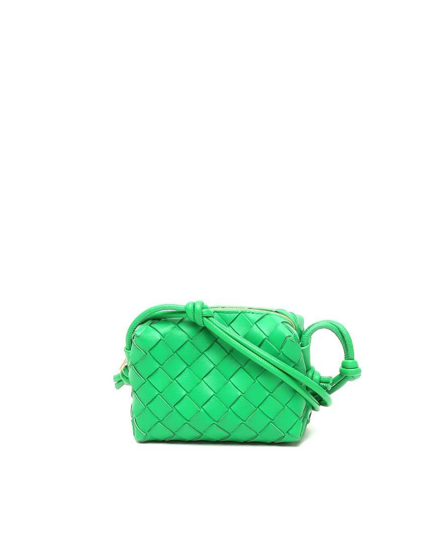 Bottega Veneta Intrecciato Candy Loop Camera Bag - Green (One Size)