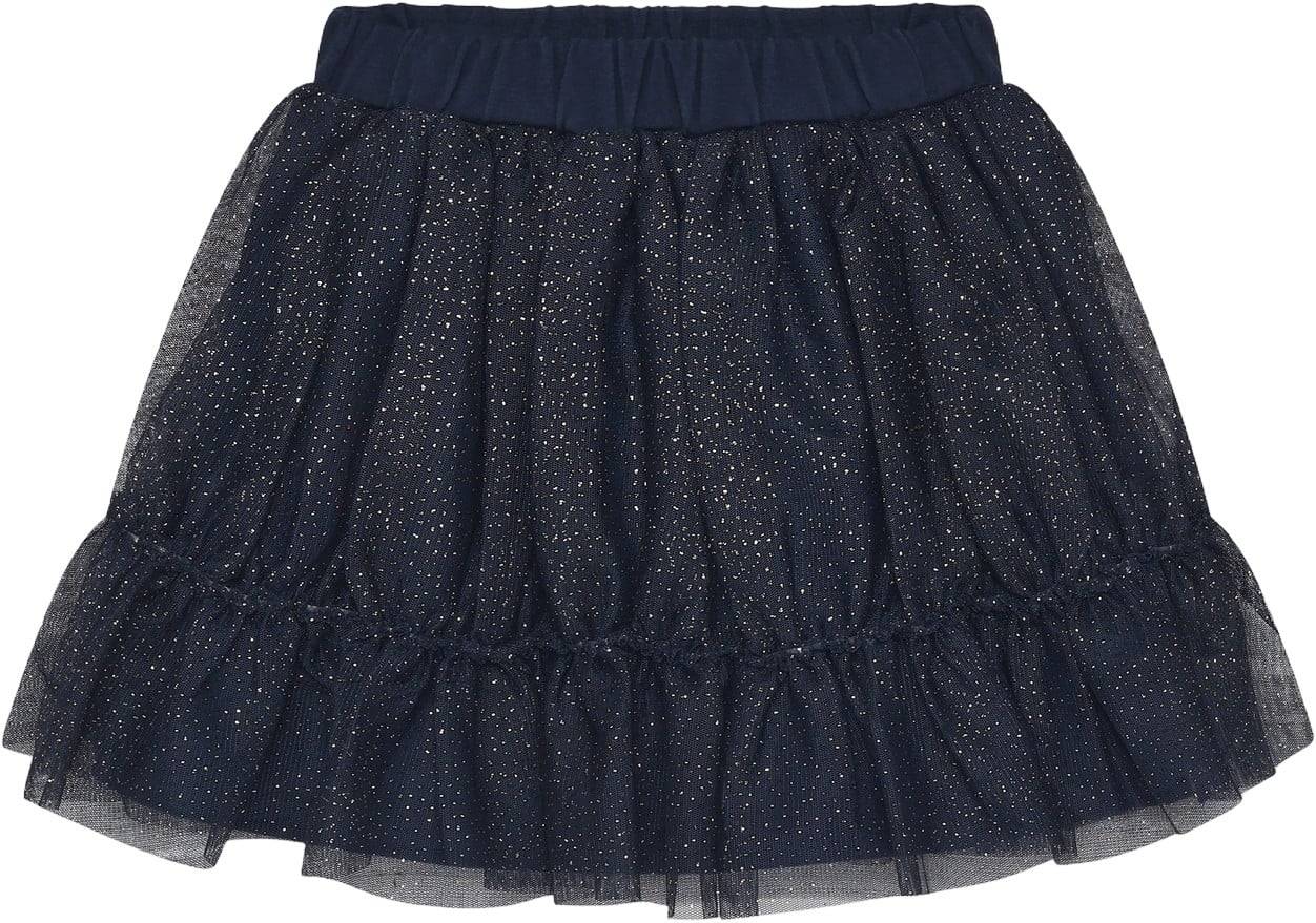 Huttelihut Skirt Tulle Dam Korta Kjolar Stl. 128  - Black Iris (128)