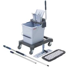 Rengøringsvogn/sæt Gulv UltraSpeed Pro på Chassis med 25ltr Spand/Moppe/Skaft