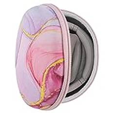 Geekria NOVA Hörlursfodral kompatibelt med Sony WH-1000XM4, WH-1000XM3, MDR-1000X, WH-H910N fodral, ersättning, extra hårt skal, resväska med kabelförvaring (rosa)