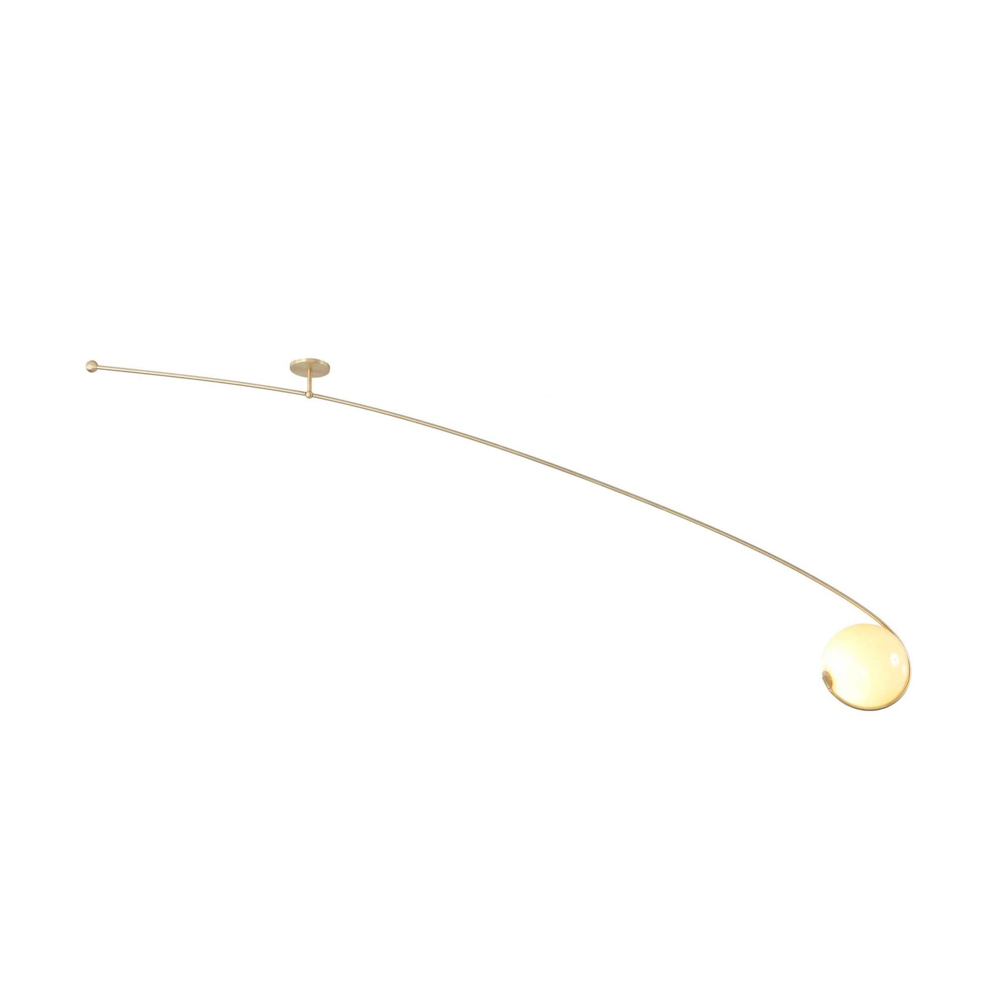 Roll & Hill - Fiddlehead Cantilever Klarglas, Brons - Plafonder - Jason Miller - Gennemsigtig,Bronze