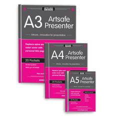 Mapac demomappe A3 med 20 lommer Artsafe Presenter